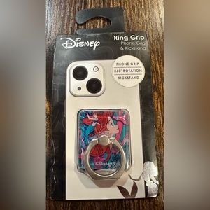 Disney Little Mermaid Ring Grip Phone Grip & Kickstand NWT